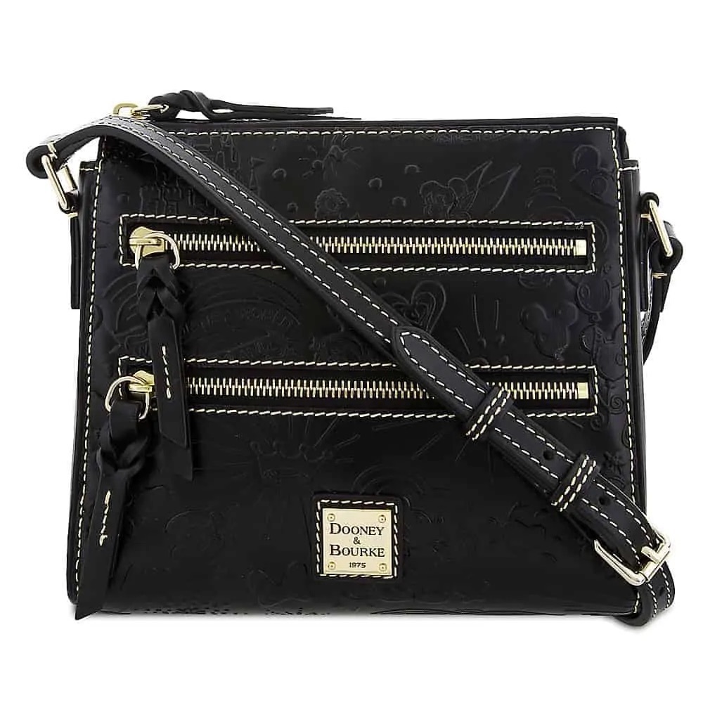 Dooney & Bourke Disney Sketch Black Leather Crossbody 2017